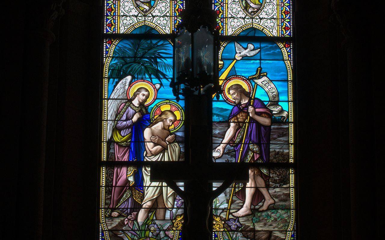 Vitral de la Basílica de Luján