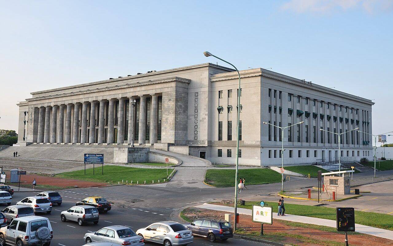 Edificio de la Facultad de Derecho de la Universidad de Buenos Aires.