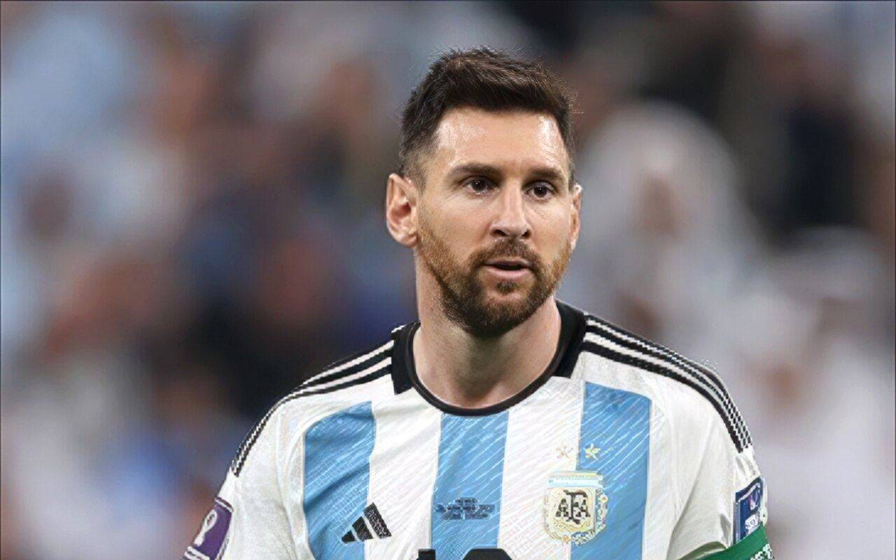 Lionel Messi con la camiseta de la Selección Argentina