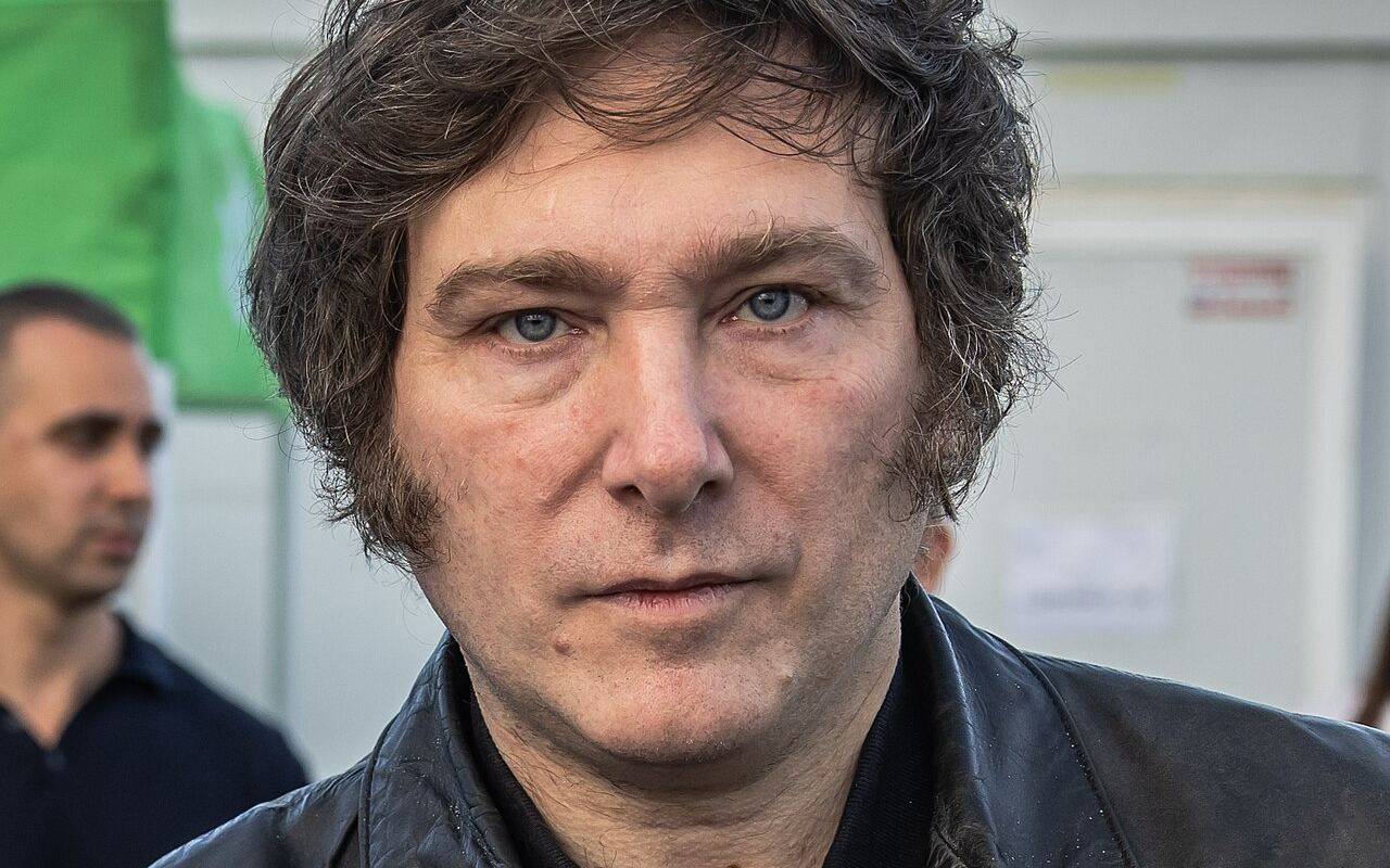 Retrato de Javier Milei en 2022