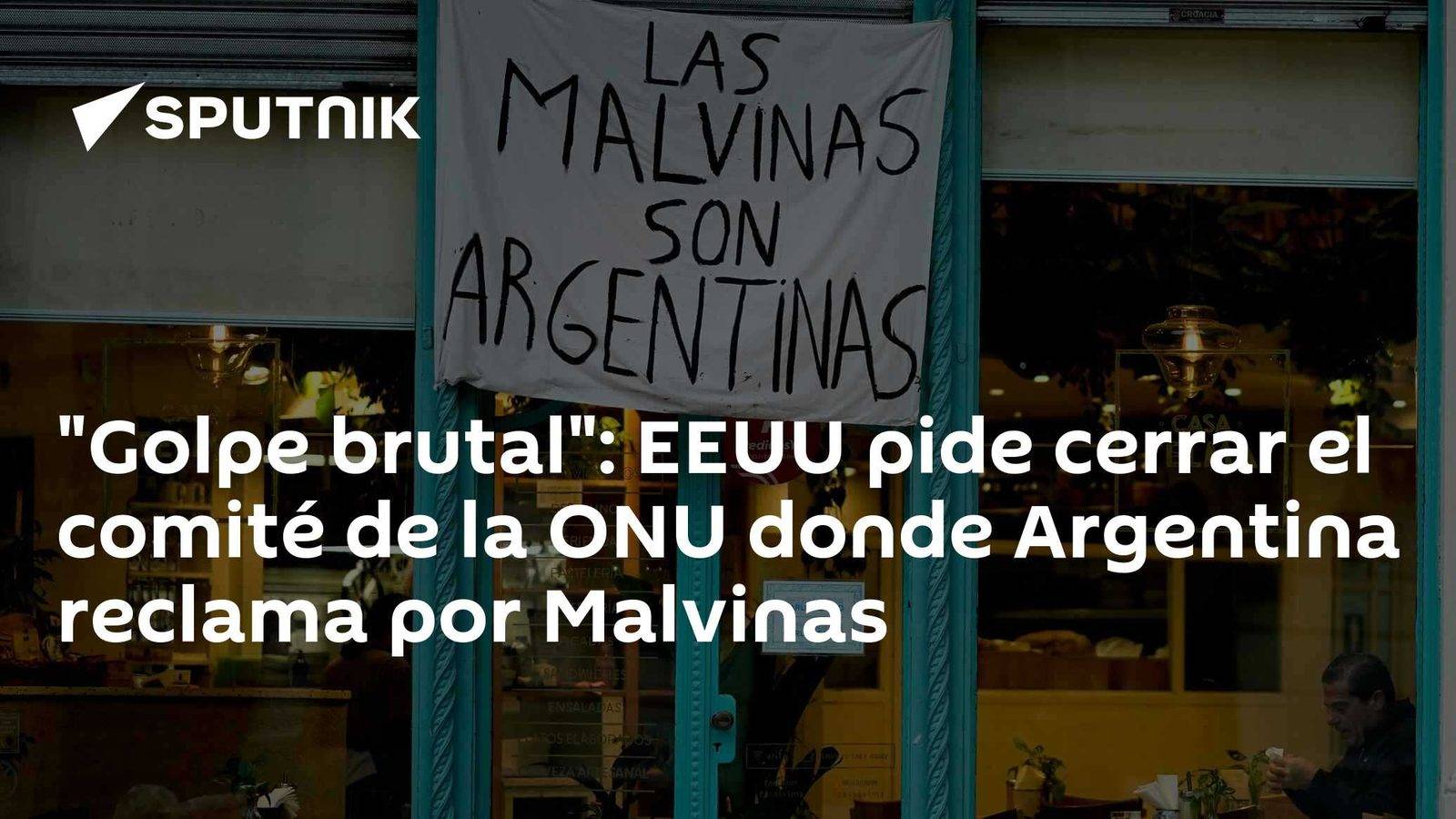 Estados Unidos pide en la ONU eliminar el comité clave para el reclamo de Malvinas